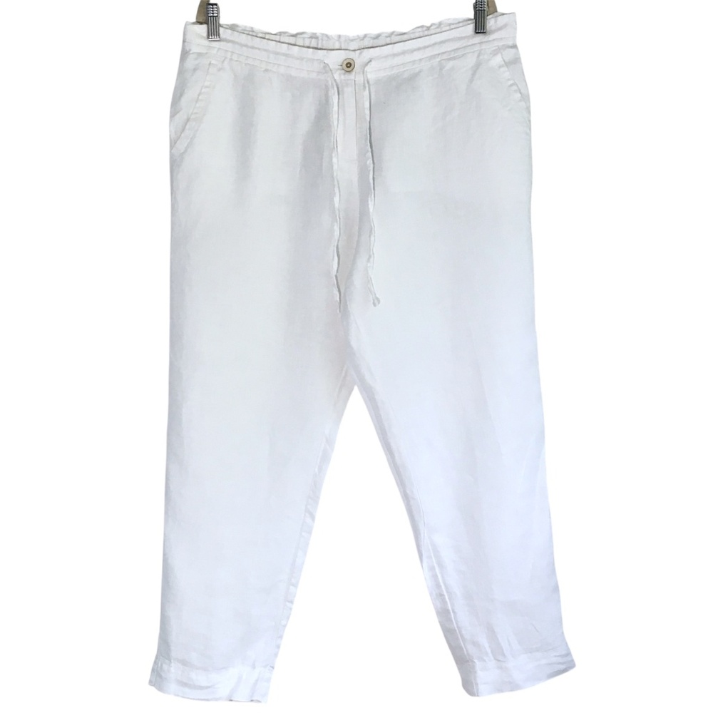 Tommy Bahama White Linen Pants size Large